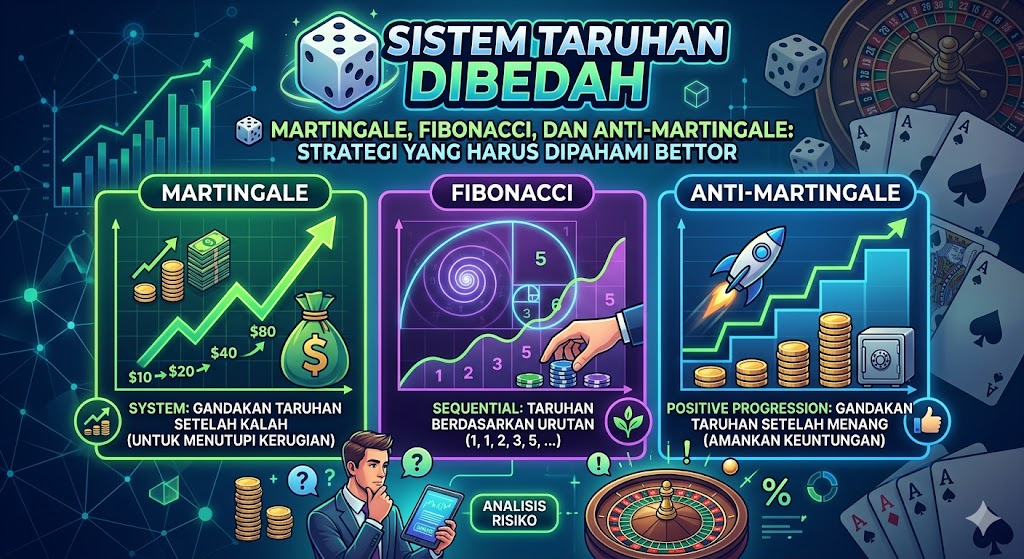 strategi taruhan Martingale